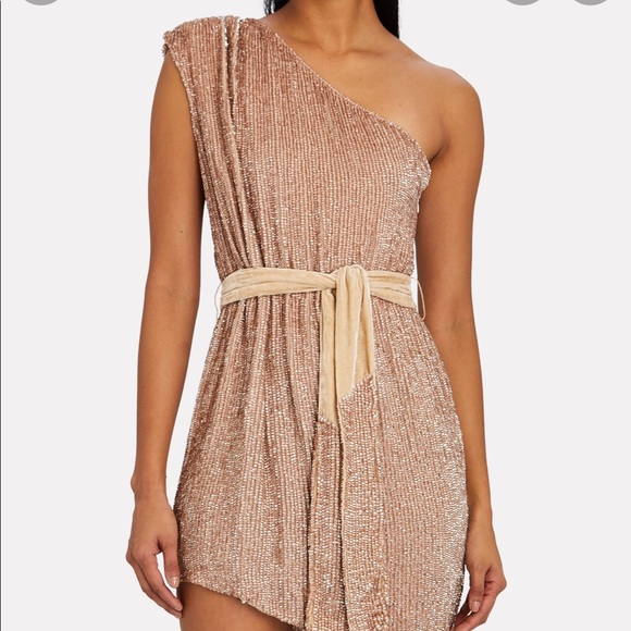 Retrofete Dresses & Skirts - RETROFÊTE Ella One-Shoulder Sequin Dress